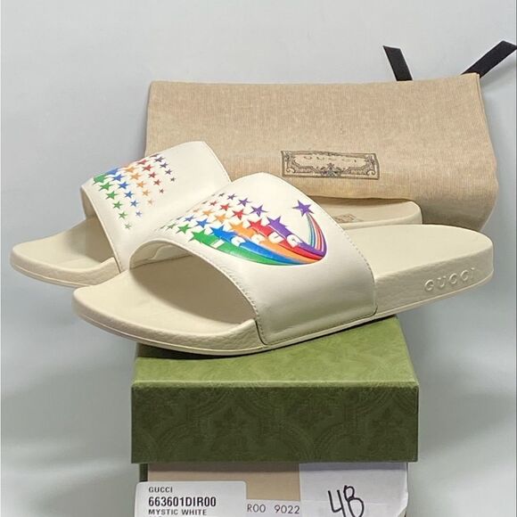 Gucci Rainbow Pursuit Slide Sandal size 38 - Picture 11 of 13